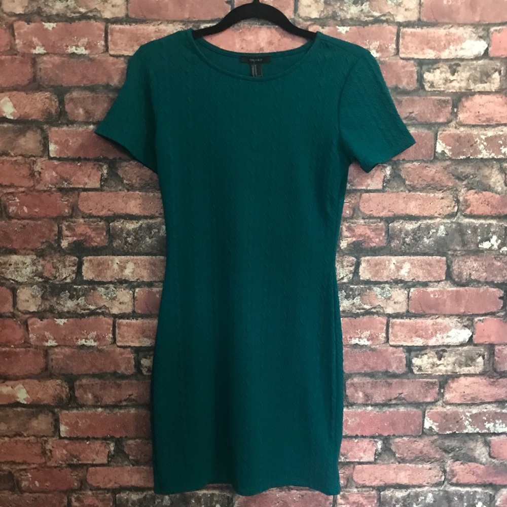NWT Bodycon Teal Tee Shirt Dress